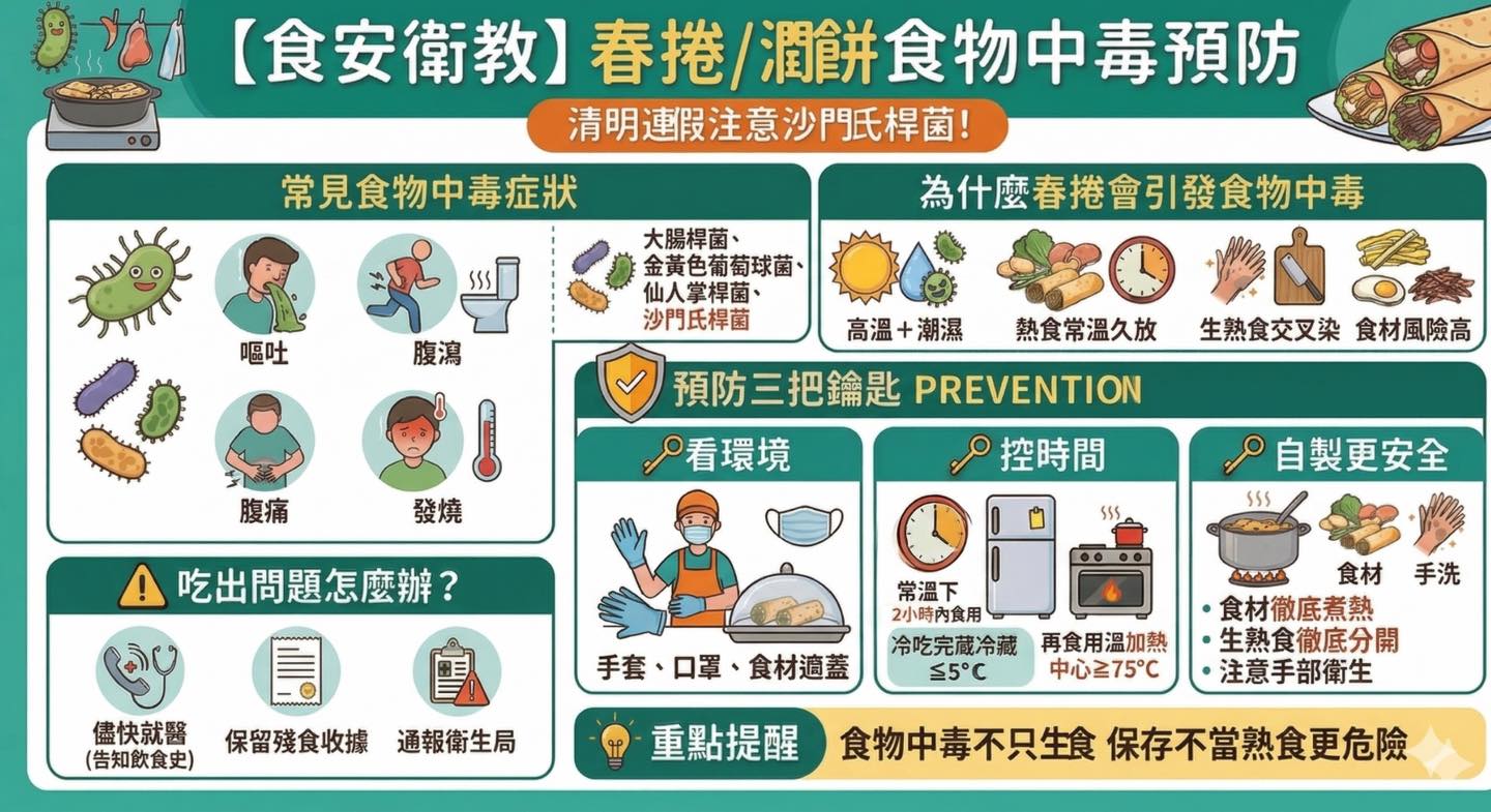 【食安衛教】國民美食也可能食物中毒？